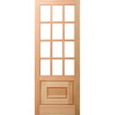 Ver imagem 3 de Folha de Porta Maciça em Eucalipto acabamento Natural 210x80cm PM11 Oriental Cruzeiro Portas