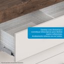 Ver imagem 6 de Cômoda 120cm 1 Porta 5 Gavetas 100% Mdf Miosótis Espresso Móveis