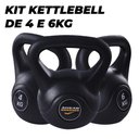 Ver imagem 5 de Kit 2 Pesos Kettlebell para Treino Funcional 4kg e 6kg