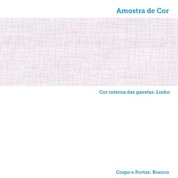 Cômoda 111,60cm 8 Gavetas 100% MDF Lantana Espresso Móveis - 4