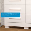 Ver imagem 6 de Cômoda 111,60cm 8 Gavetas 100% MDF Lantana Espresso Móveis