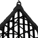 Ver imagem 7 de Cadeira Balanço Ninho Suspenso Gota Tramado Almofada Impermeável Acesse Móveis Preto C- Marrom