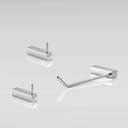 Ver imagem 3 de Kit de Acessórios para Banheiro Alto Brilho 3 Peças 2020tr Grego Metal