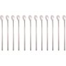 Conjunto 12 Colheres Bailarinas para Mexer Sucos Coquetéis Inox Bares Restaurantes Pubs - 1