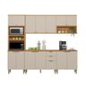 Conjunto Cozinha Compacta Osaka Jequitiba Off White - 1