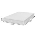 Ver imagem 2 de Cama Casinha Montessoriana Isa em Mdf + Colchão Casal Conforto Suporte para Dormir Top - Branco