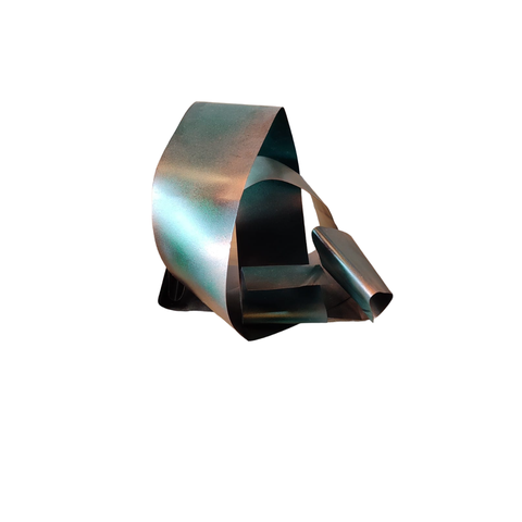 Decoração Escultura De Mesa Abstrata em Aço Cor Verde Floresta Exclusiva no Brasil Aparador Para Sal