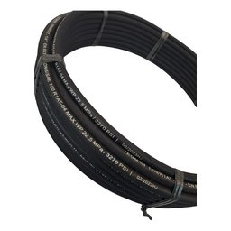 Mangueira Hidráulica 1/4 R1 de 1 Trama de Aço 50 Metros - 6