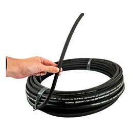 Mangueira Hidráulica 1/4 R1 de 1 Trama de Aço 50 Metros - 4