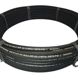 Mangueira Hidráulica 1/4 R1 de 1 Trama de Aço 50 Metros - 2