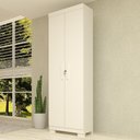 Ver imagem 1 de Armário Multiuso 60cm 2 Portas com Chave Astilbe Espresso Móveis