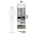 Ver imagem 4 de Armário Multiuso 60cm 2 Portas com Chave Astilbe Espresso Móveis