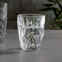 Ver imagem 5 de Jogo de Copos de Vidro Diamond Transparente 270ml 2 Peças - Lyor