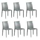 Ver imagem 5 de Conjunto Sala de Jantar Mesa 140x80cm Tampo em Vidro Araçá com 6 Cadeiras Amanda