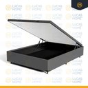 Ver imagem 6 de Cama Box Baú com Colchão de Espuma D45 Pillow Top Fort Comfort Casal 138cm
