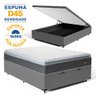 Cama Box Baú com Colchão de Espuma D45 Pillow Top Fort Comfort Casal 138cm - 3