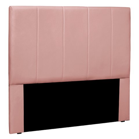 Cabeceira Decorativa Casal 1,40M Erza Veludo Rosa - Gran Belo