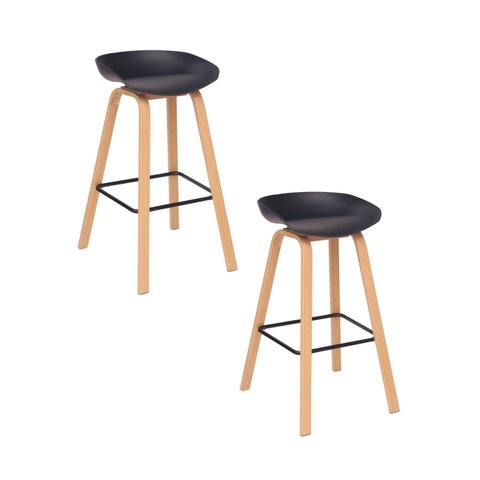 Kit 2 Banquetas Alta Polipropileno Toledo Fratini