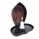 Ver imagem 2 de Porta Vela de Metal Nossa Senhora de La Salette Luz Divina FORNECEDOR 12 31201SALETTE