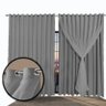 cortina blackout Veneza para quarto e sala 5,50 x 2,60 cinza - 2