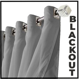 cortina blackout Veneza para quarto e sala 5,50 x 2,60 cinza - 3