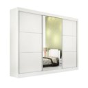 Ver imagem 1 de Guarda Roupa 3 Portas Los Angeles Branco D'doro