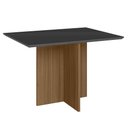 Ver imagem 1 de Mesa de Jantar Retangular de Vidro 4 Lugares 120cm sem Cadeiras Helô Poliman Móveis
