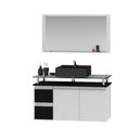 Ver imagem 3 de Conjunto para Banheiro Gabinete com Cuba e Espelheira 80cm Diamante