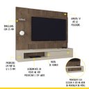 Ver imagem 2 de Home Ripado para Tv até 65 Polegadas 183 X 109 Cm Estoril Mocaccino Off White - Clicklar