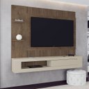Ver imagem 1 de Home Ripado para Tv até 65 Polegadas 183 X 109 Cm Estoril Mocaccino Off White - Clicklar