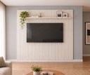 Ver imagem 7 de Painel Ripado para TV até 84 Polegadas 100% MDF 230x220cm Maragogi