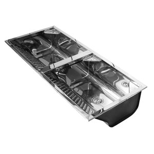 Tanque Duplo 500 430 122x53x25x06 92l S.esp/ab/cv Inoxsul
