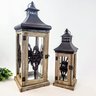 Lanterna Marroquina Decorativa Envelhecida Dupla 54/38cm - 9