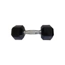 Ver imagem 1 de Halteres Sextavado Injetado com Pegada Cromada 7,0kg