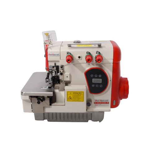 Máquina Costura Overlock Industrial Direct Drive Control Box Acoplado Cabeçote 220v SS93D-PR-SU