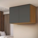 Ver imagem 1 de Armário Aéreo Organizador Multiuso MDF 2 Portas Altezza