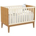 Ver imagem 2 de Berço Americano e Guarda Roupa Unique 3 Portas Freijó Off White Eco Wood - Matic