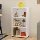 Ver imagem 5 de Mesa Escrivaninha 90cm Veneti e Estante Livreiro 45x81cm Lean A06 Branco - Mpozenato