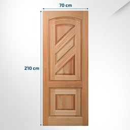 Folha de Porta Maciça 210x70cm Eucalipto Pm18 Advanced Cruzeiro Portas - 3 Folha de Porta Maciça 210x70cm Eucalipto Pm18 Advanced Cruzeiro Portas - 3