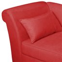 Ver imagem 2 de Recamier Diva França 1,60m Suede Vermelho - Inova Decor Inova Decorações