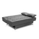 Ver imagem 4 de Sofá Cama 1,80m Iara Suede Cinza Rover & Beato