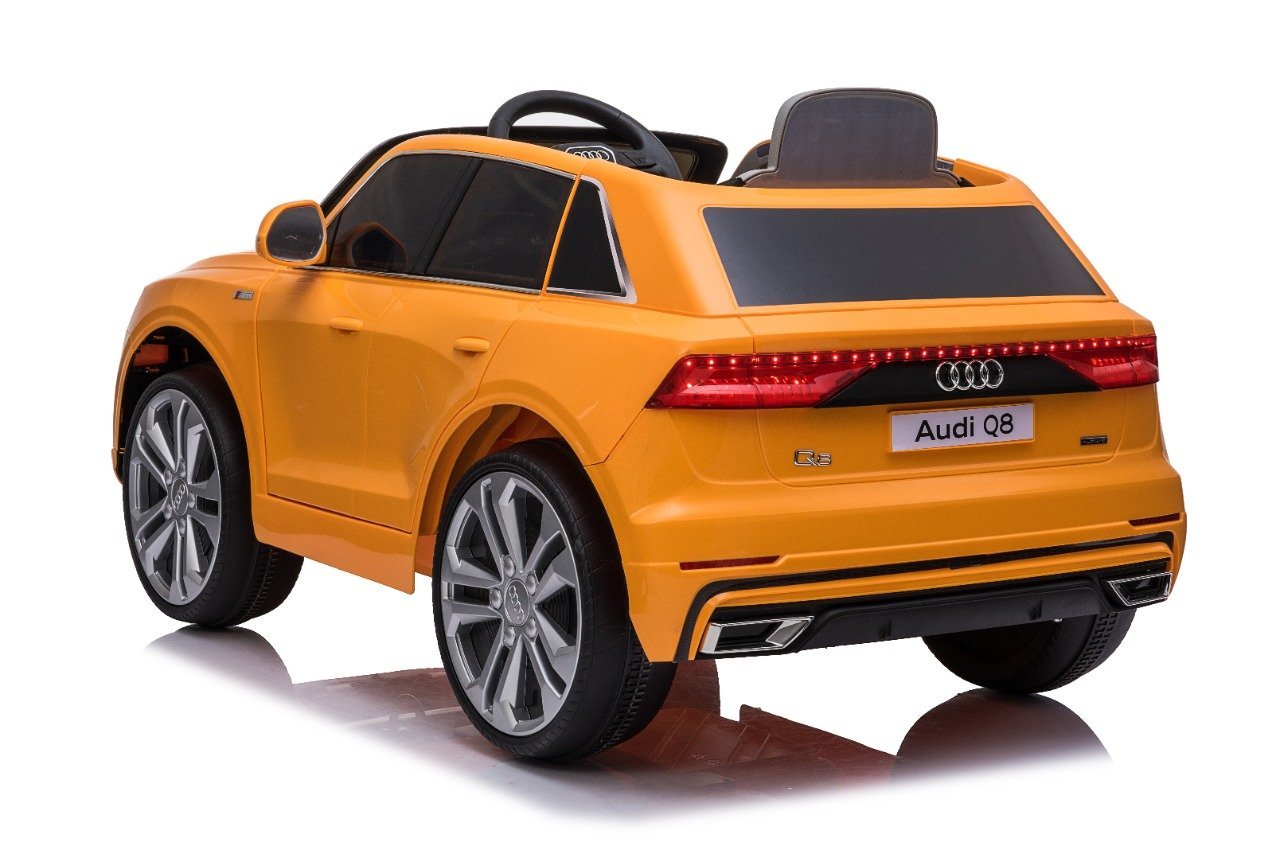 Mini Audi Q 8 Laranja Carro Elétrico Infantil A Bateria Para Crianças Motorizado Meninos Meninas Beb - 4
