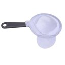 Ver imagem 1 de Kit 05 Peças Coador de Pano Flanelado Tamanho 10cm 100% Algodão com Cabo de Plastico - Panami