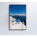 Ver imagem 5 de Quadro Ilha De Santorini 60x90 Cm Vidro Impresso