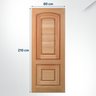 Folha de Porta Maciça 210x80cm Eucalipto Pm28 Master Cruzeiro Portas - 2