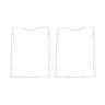 Kit com 2 Displays Acrílico A4 em Acrílico Cristal 2mm - Retrato - Abertura Topo - 1