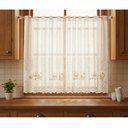 Ver imagem 5 de Cortina Pia Renda Creme Coffee 2,00LARG X0,80 Alt