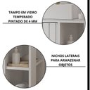 Ver imagem 5 de Gabinete Suspenso Banheiro Noruega 60cm com Cuba e Espelheira Treviso Branco