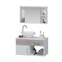 Ver imagem 2 de Conjunto Gabinete Para Banheiro com Cuba e Espelheira Stilo