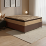 Cama Box Baú Casal Colchão Casal Van Gogh Ortopédico 138x188x29cm - 1